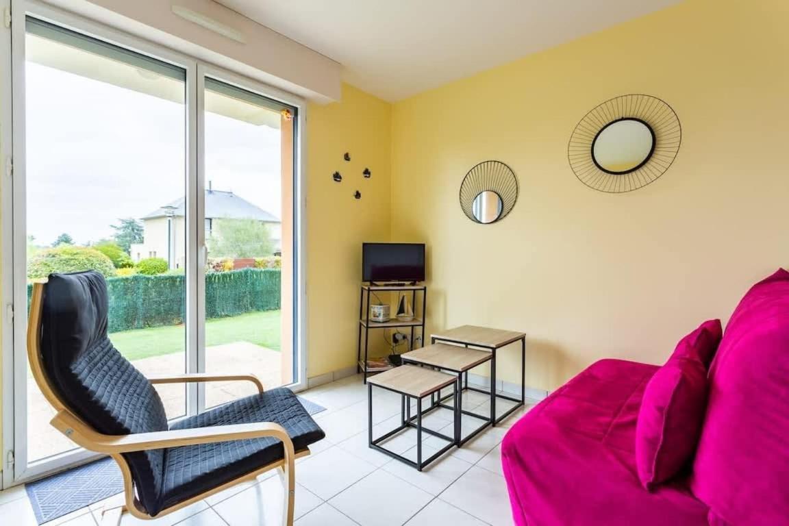 L'Opale - Joli Appartement Avec Jardin Et Garage Динар Экстерьер фото